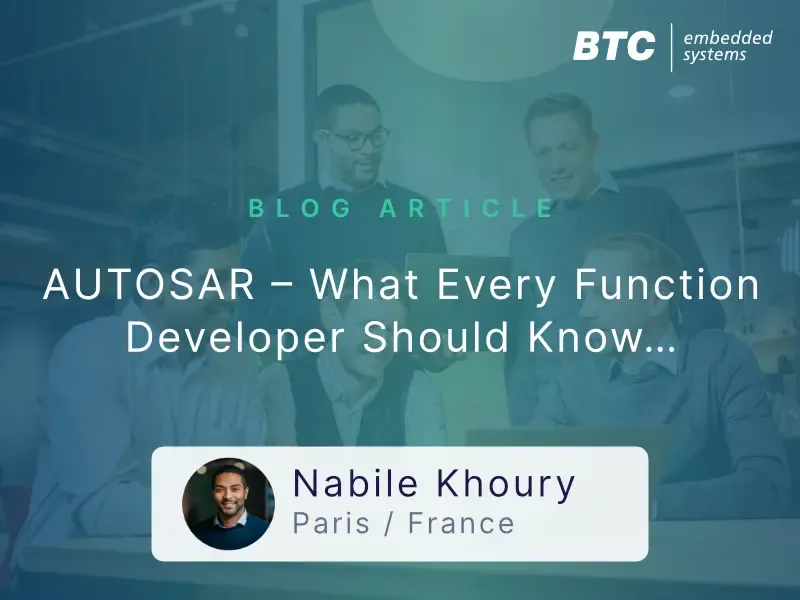 AUTOSAR – What Every Function Developer Should Know…
